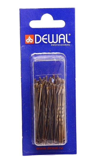 Invisible invisible wave 50 mm 60 pcs brown Dewal