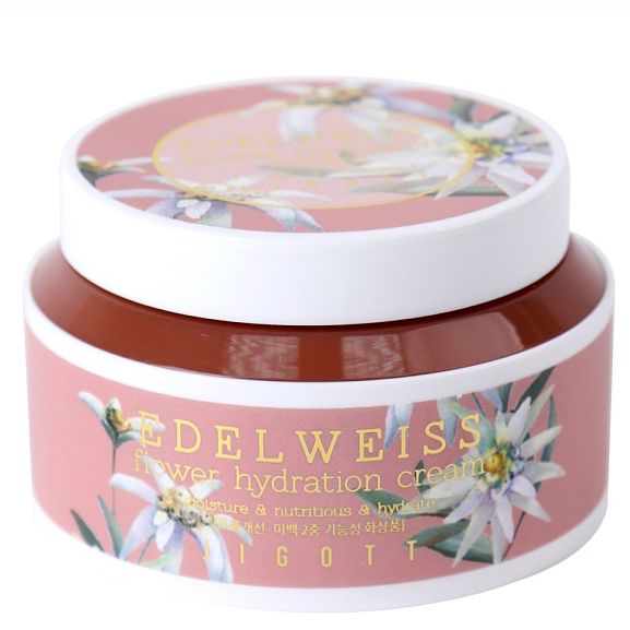 JIGOTT Flower Face Cream EDELWEISS EDELWEISS Flower Hydration Cream 100 ml