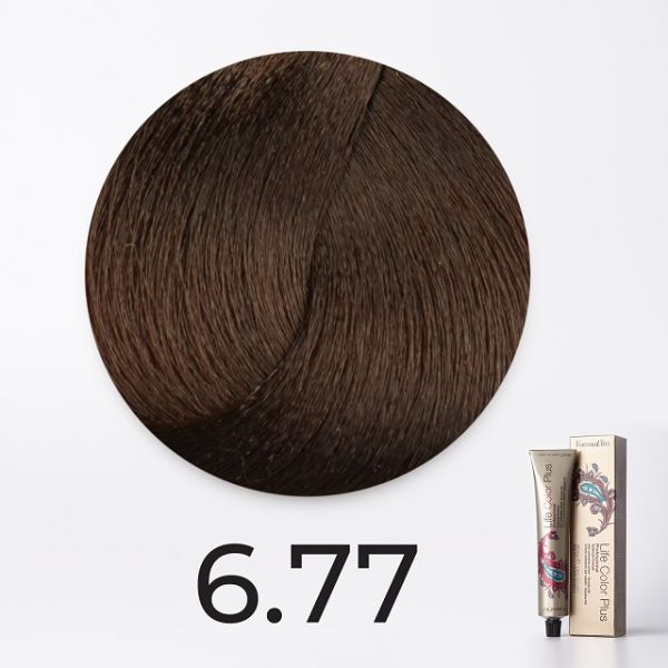 Ammonia cream dye 6.77 light intense brown cashmere Life Color Plus Farmavita 100 ml