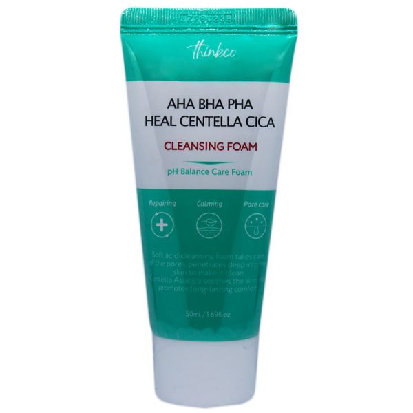 THINKCO Cleansing foam CENTELLA ASIAN AND AHA, BHA, PHA ACIDS 50 ml 28069