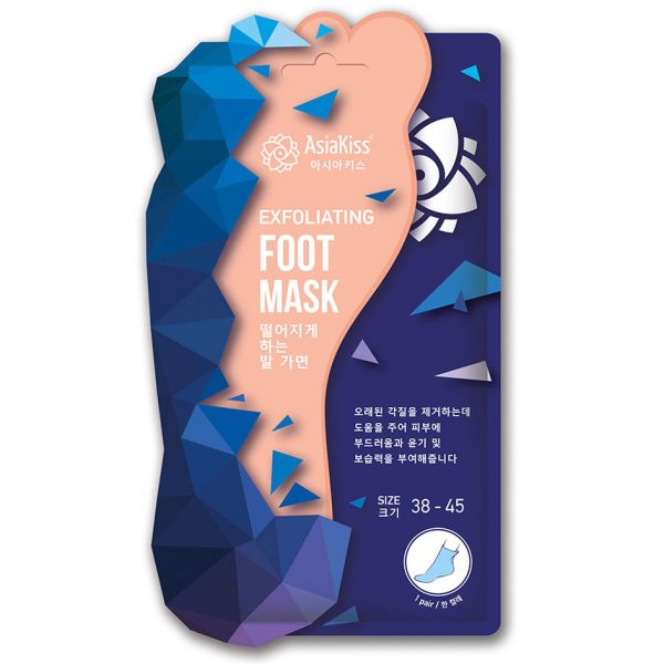 AsiaKiss Peeling mask for feet EXFOLIATING 1 pair (size 38-45)