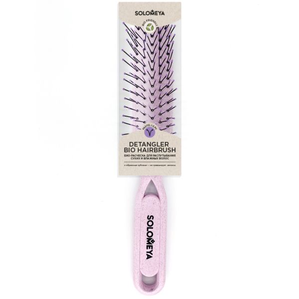 SOLOMEYA Comb for detangling dry and wet hair PASTEL-LIAQUE