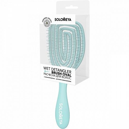 SOLOMEYA Comb for dry and wet hair JASMINE SCENT