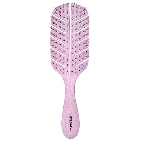 Bio hair massage comb LIGHT PINK Solomeya