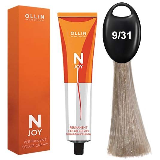 Permanent cream color 9/31 blond golden-ash OLLIN N-JOY 100 ml