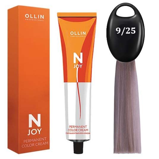 Permanent cream color 9/25 blond violet-mahogany OLLIN N-JOY 100 ml