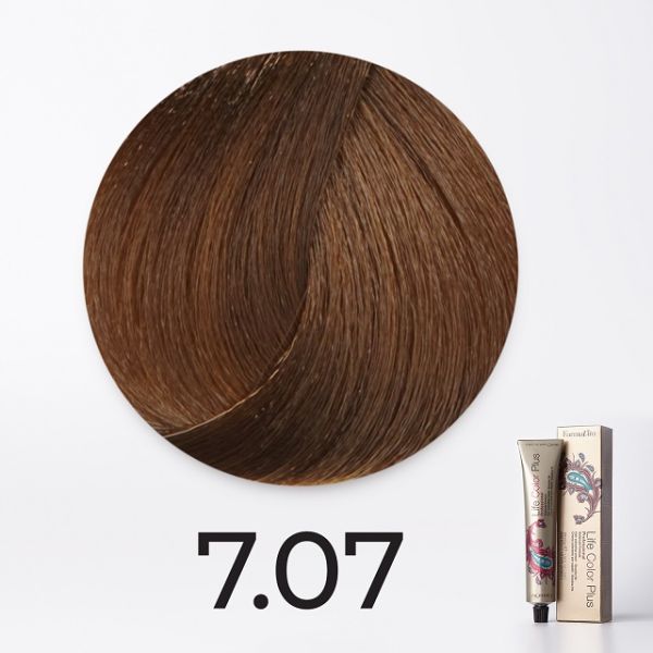 Ammonia cream color 7.07 cold blonde Life Color Plus Farmavita 100 ml