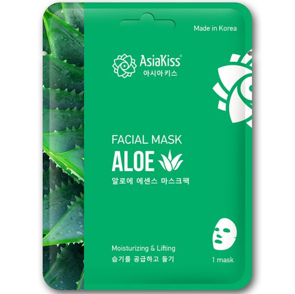 AsiaKiss Fabric face mask ALOE VERA Facial Mask Aloe 25 g