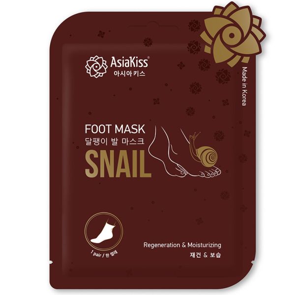 AsiaKiss Foot Mask Snail 1 pair