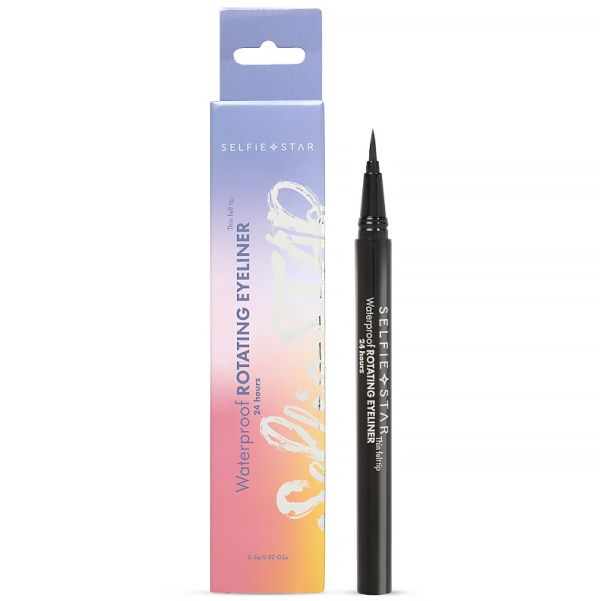 SELFIE STAR Waterproof eyeliner marker BLACK 27495