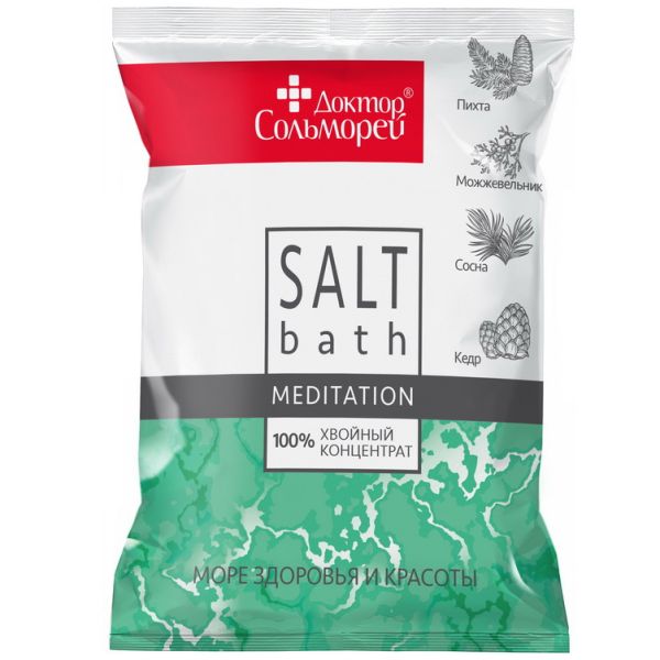 Doctor Solmorey Bath salt MEDITATION pine 500 g