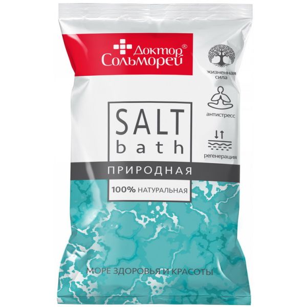 Doctor Solmorey Bath salt NATURAL natural sea 1000 g