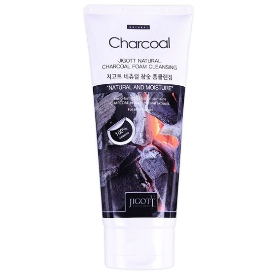 JIGOTT Natural CHARCOAL Foam Cleansing 180 ml