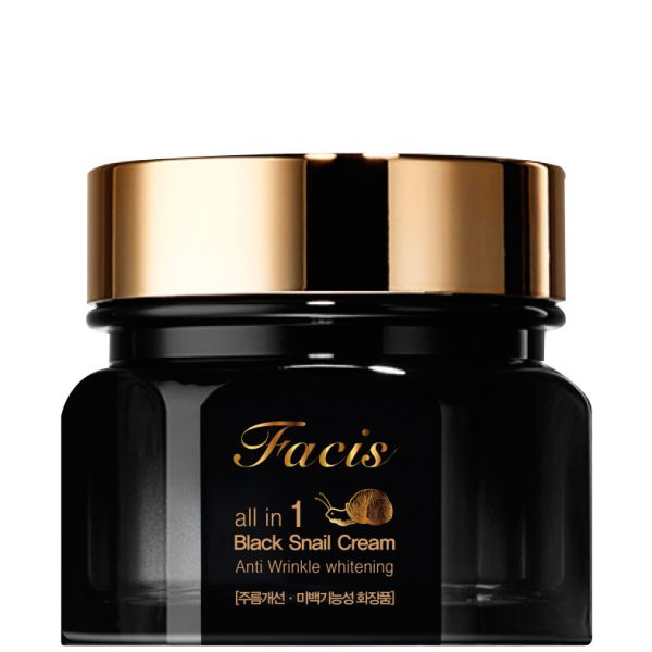 JIGOTT Facis Face Cream SNAIL MUCIN All-In-One Black Snail Cream 100 ml