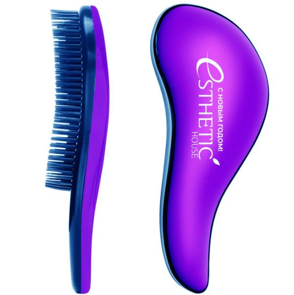 Comb for easy combing of hair purple Esthetic House