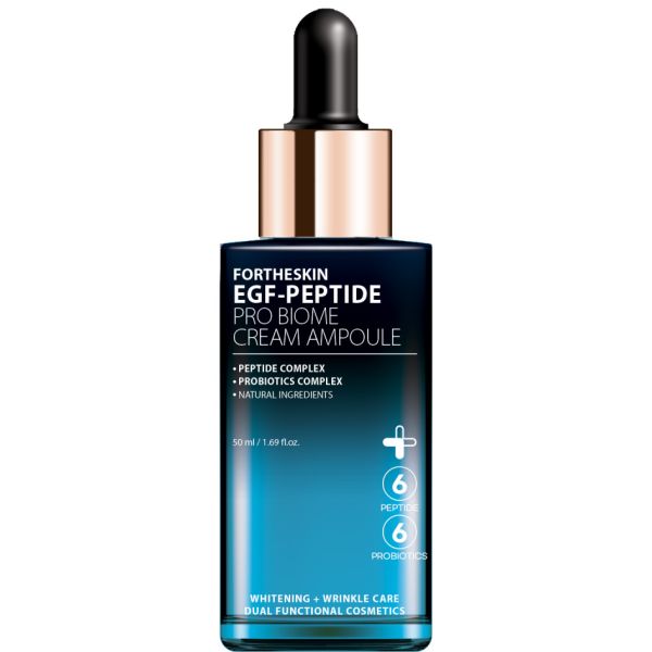 FORTHESKIN ANTI-AGING Facial Cream Serum EGF-PEPTIDE PRO BIOME CREAM AMPOULE 50 ml