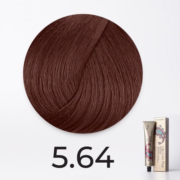 Ammonia cream paint 5.64 light red-copper chestnut Life Color Plus Farmavita 100 ml