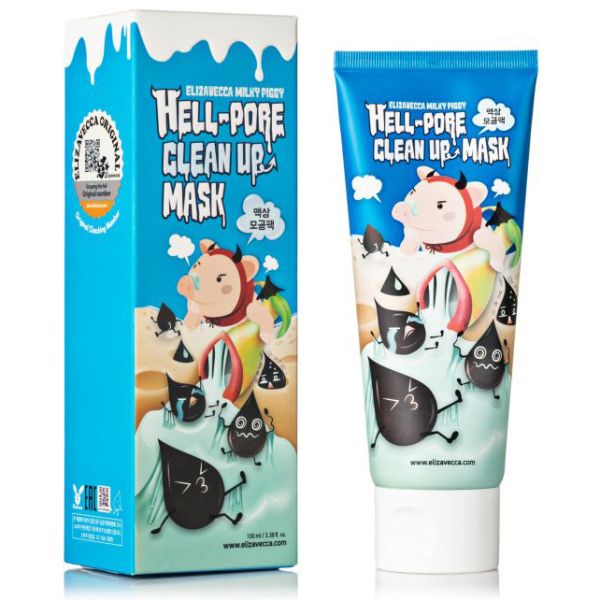 Face film mask CLEANSING/NARROWING PORES Hell Pore Clean Up Mask Elizavecca 100 ml