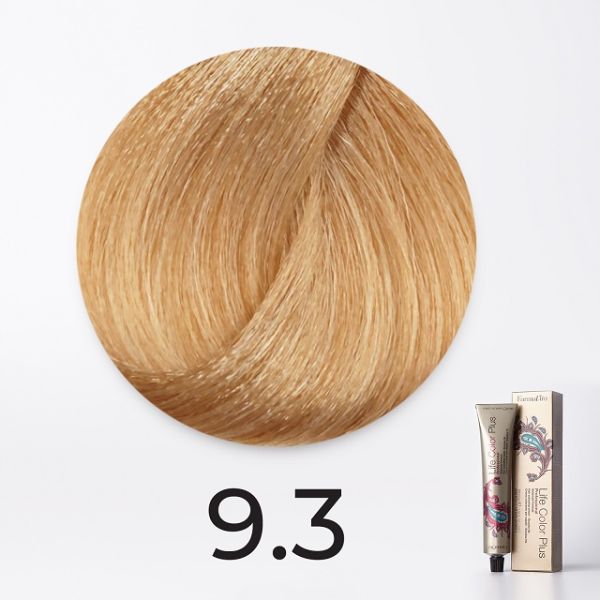 Ammonia cream color 9.3 very light golden blonde Life Color Plus Farmavita 100 ml