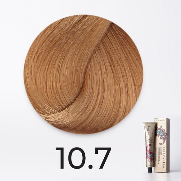 Ammonia cream dye 10.7 very light blond brown cashmere Life Color Plus Farmavita 100 ml