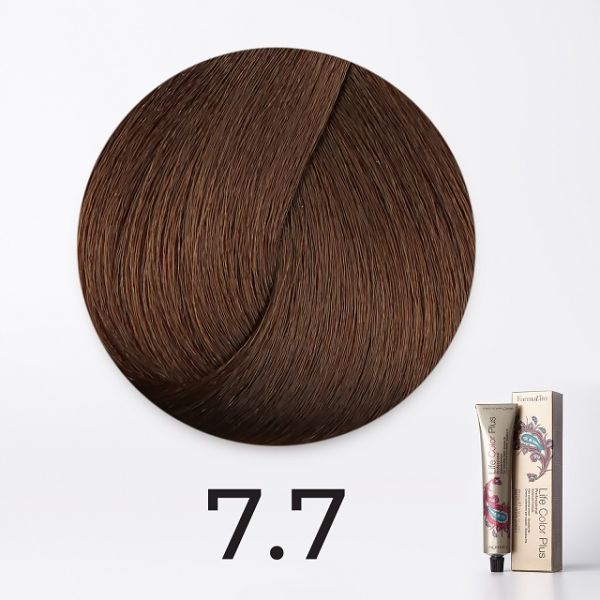 Ammonia cream dye 7.7 very light brown cashmere Life Color Plus Farmavita 100 ml