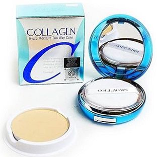 ENOUGH Compact face powder COLLAGEN Collagen Hydro Moisture Two Way Cake SPF25 PA++ (21), 13 g * 2 pcs