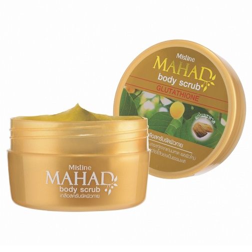 MISTINE Body scrub with Mahad root and Glutathione Mahad Body Scrub 200 g