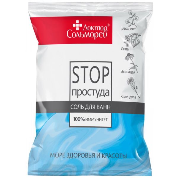 Doctor Solmorey Bath salt STOP COLD with eucalyptus oil 500 g