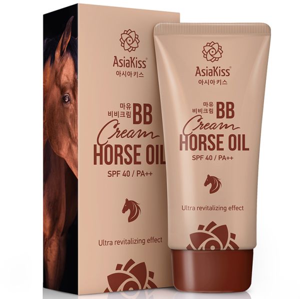 AsiaKiss BB-facial cream tinting HORSE FAT Horse Oil BB Cream 60 ml