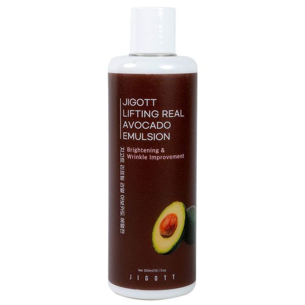 JIGOTT Face Emulsion AVOCADO Lifting Real Avocado Emulsion 300 ml