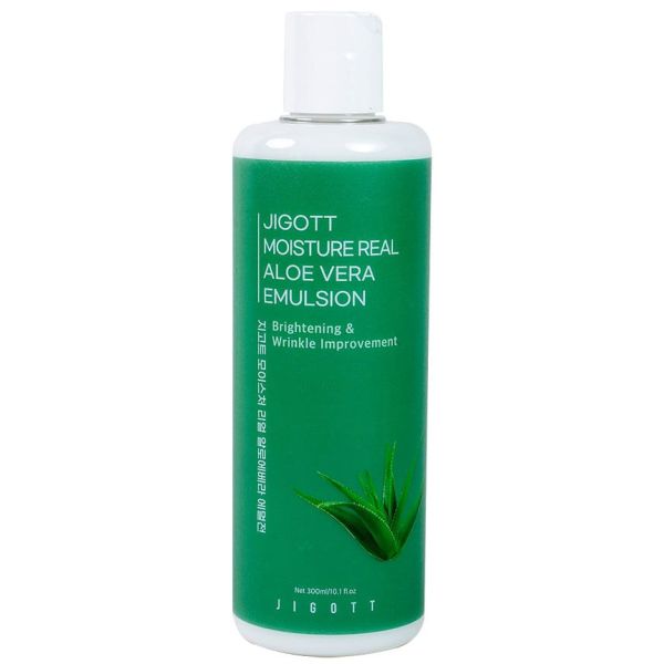 JIGOTT Face emulsion ALOE Moisture Real Aloe Vera Emulsion 300 ml