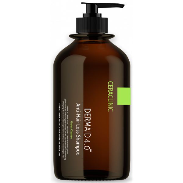 DERMAID 4.0 Anti-Hair Loss Shampoo Green Cleanse Evas Ceraclinic 1000 ml