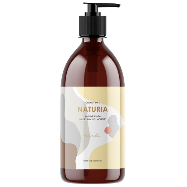 NATURIA Shower Gel VANILLA NATURIA Creamy Milk Body Wash - So vanilla Evas 750 ml