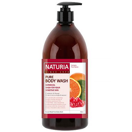 NATURIA Shower Gel CRANBERRY/ORANGE Evas 750 ml