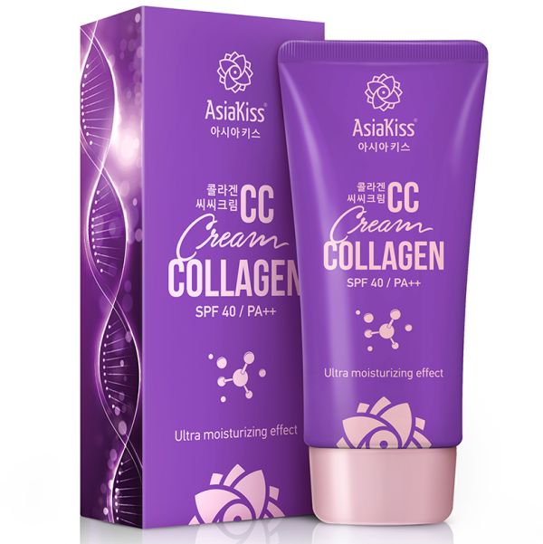 AsiaKiss CC-cream for face smoothing COLLAGEN Collagen CC Cream 60 ml