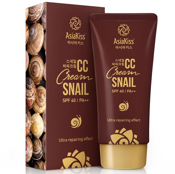 AsiaKiss CC cream for face smoothing SNAIL MUCIN Snail CC Cream 60 ml