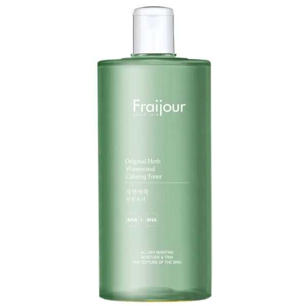 Fraijour Facial Toner AHA/BHA ACIDS Original Herb Wormwood Calming Toner Evas 500 ml