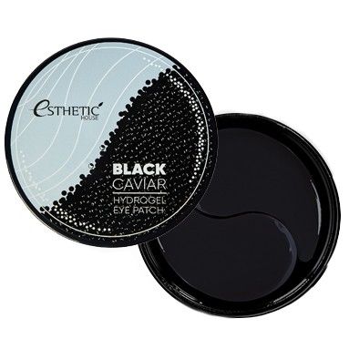 Hydrogel eye patches “Black caviar” Esthetic House 60 pcs