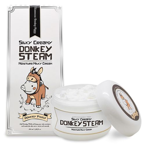 Face cream DONKEY MILK Silky Creamy Donkey Steam Moisture Milky Elizavecca 100 ml