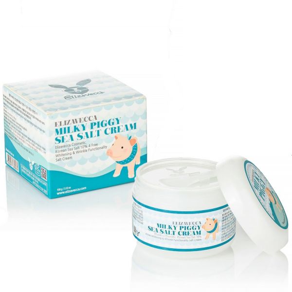 Face cream SEA SALT Milky Piggy Sea Salt Cream Elizavecca 100 ml