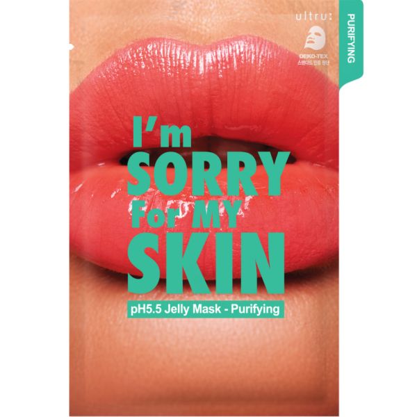 I`M SORRY FOR MY SKIN Fabric face mask CLEANSING pH5.5 Jelly Mask Purifying