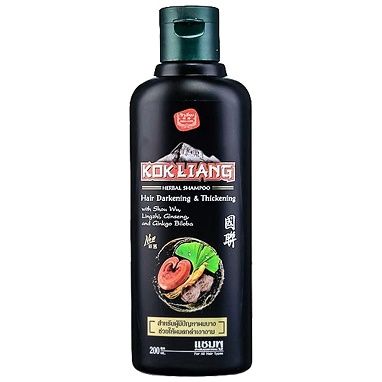 Kokliang Sulfate-free herbal shampoo for dark hair 200 ml