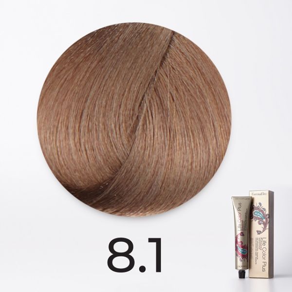 Ammonia cream color 8.1 light ash blonde Life Color Plus Farmavita 100 ml