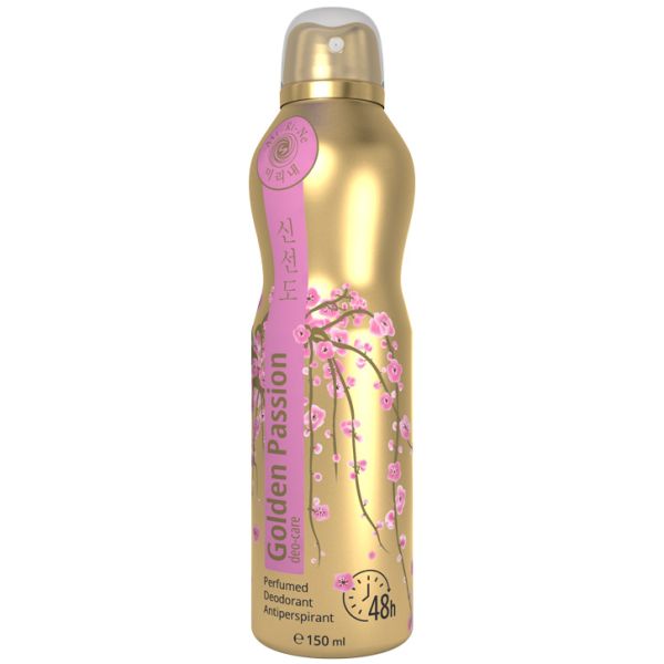 MI-RI-NE Deodorant-antiperspirant GOLDEN PASSION perfumed 150 ml