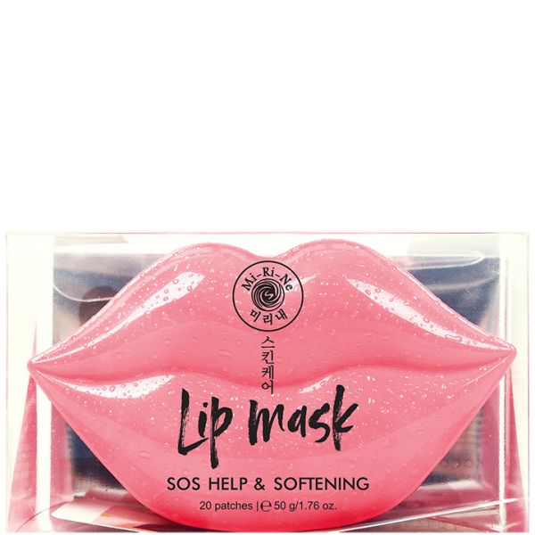 MI-RI-NE Hydrogel lip rescue mask PANTHENOL softening 20 pcs/pack