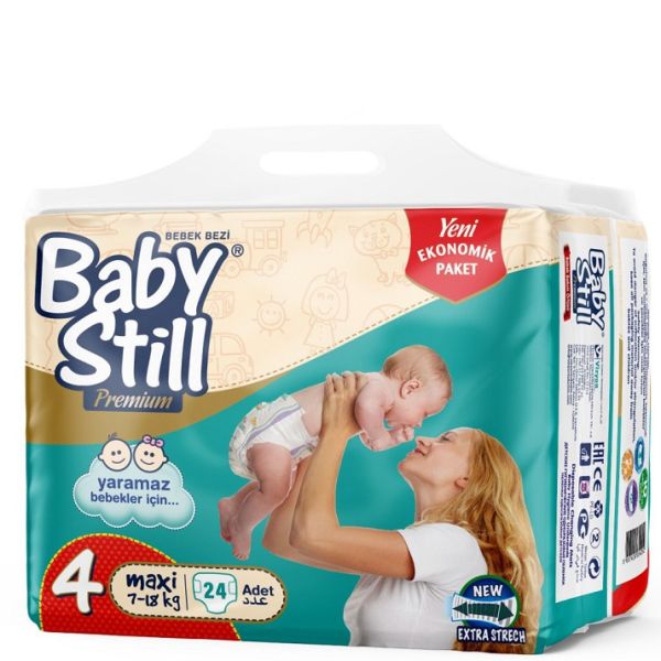 BABY STILL Baby diapers MAXI 7-14 kg (4) standard packaging, 24 pcs 27644