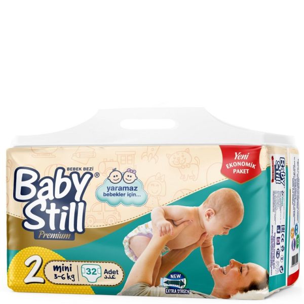 BABY STILL Baby diapers MINI 3-6 kg (2) standard packaging, 32 pcs