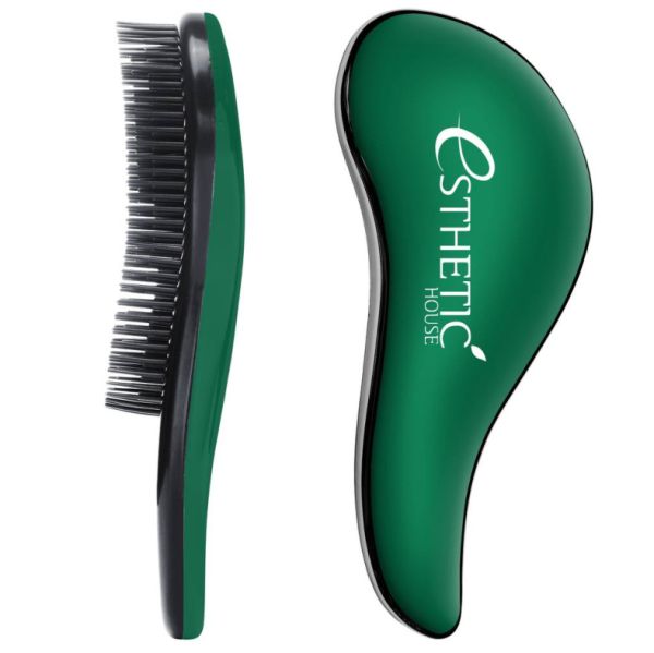 Comb for easy combing of hair DARK GREEN Esthetic House