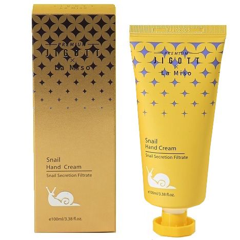 JIGOTT & LA MISO PREMIUM Hand Cream SNAIL MUCIN Snail Hand Cream 100 ml