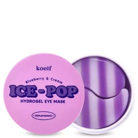 KOELF Hydrogel eye patches BLUEBERRY/VANILLA Blueberry & Cream Ice-Pop Hydrogel Eye Mask 60 pcs